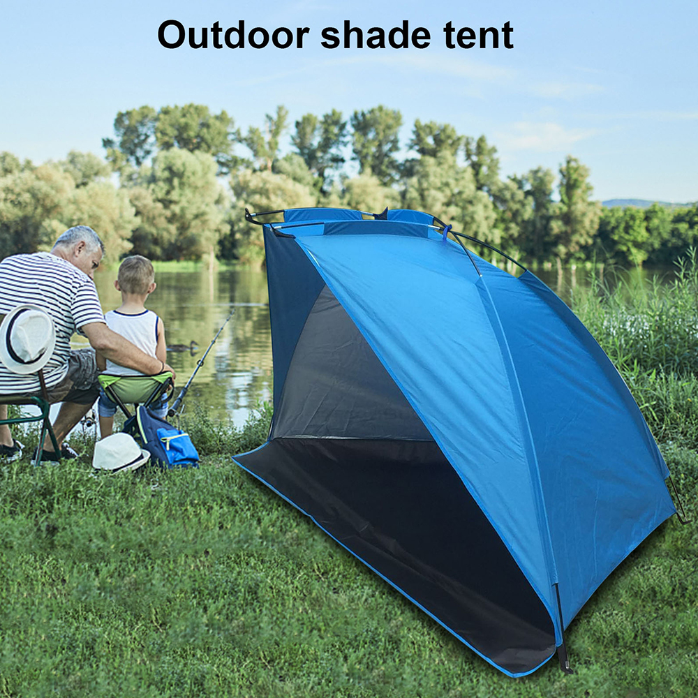 Cheap Goat Tents Outdoor Beach Tent Summer Sunshade Pop Up Camping Tent 170T Polyester Sunshade Tent for Fishing Camping Hiking Picnic Park Tents 